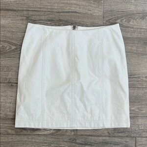 Free People Faux Leather Women's Mini Skirt